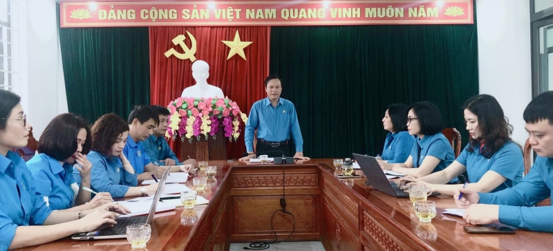 Thạch Hà: Hội nghị Ban Chấp hành Liên đoàn Lao động huyện lần thứ III